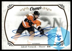 2015-16 Upper Deck Champ's Autographs Jakub Voracek #186 Philadelphia Flyers